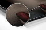 Bangs Brushed Aluminium Dibond Wall Art.