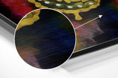 Butterfly Brushed Aluminium Dibond Wall Art.