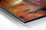 Elephant Brushed Aluminium Dibond Wall Art.