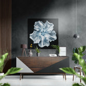 Flower Brushed Aluminium Dibond Wall Art.