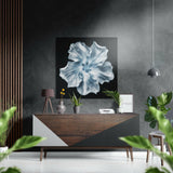 Flower Brushed Aluminium Dibond Wall Art.