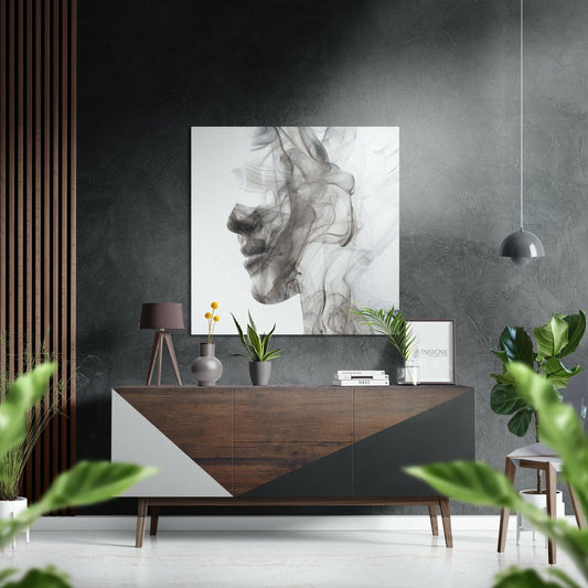 Smoked Face Brushed Aluminium Dibond Wall Art.