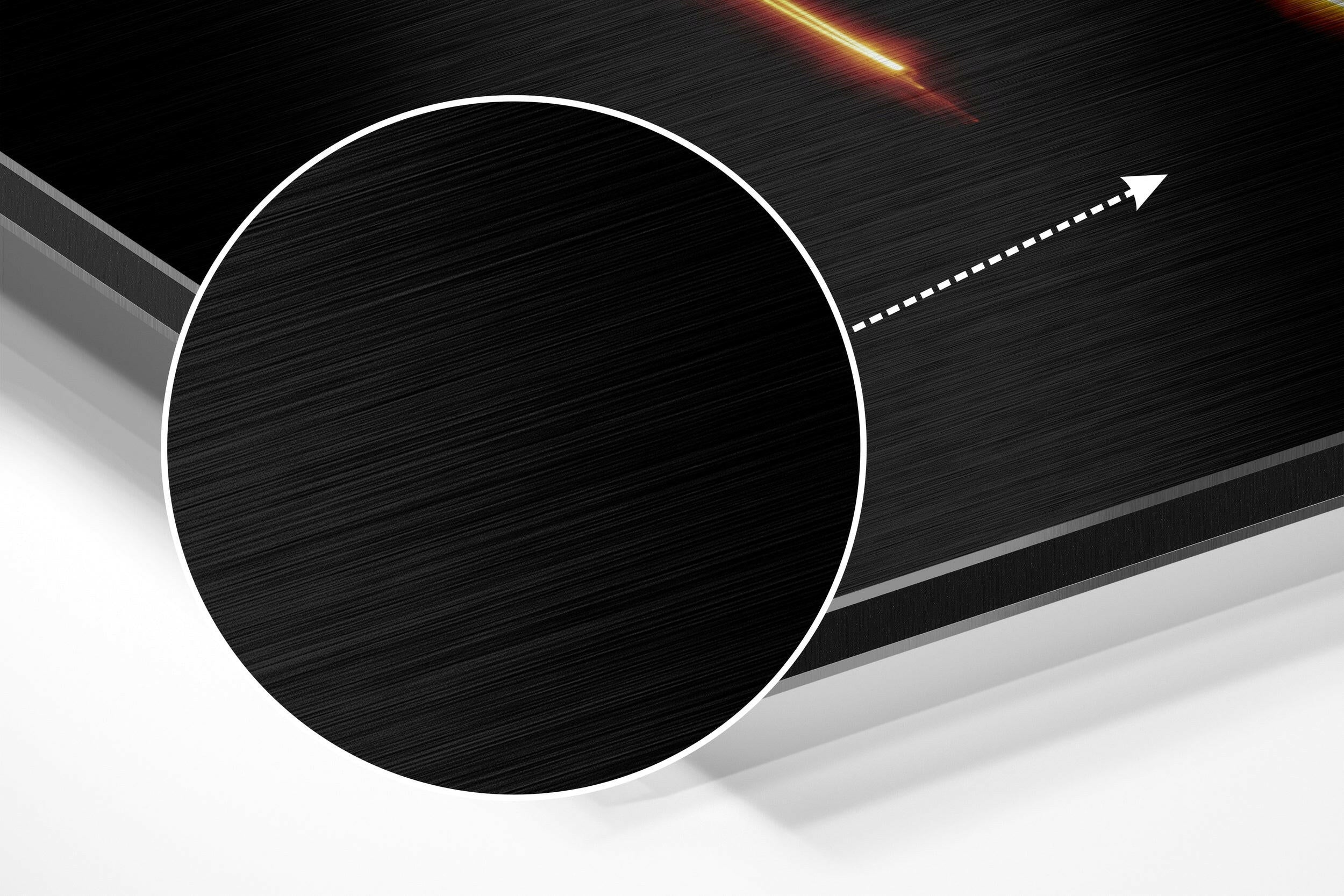 Scorpio Brushed Aluminium Dibond Wall Art.