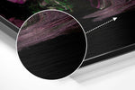Dance of Purple Brushed Aluminium Dibond Wall Art.