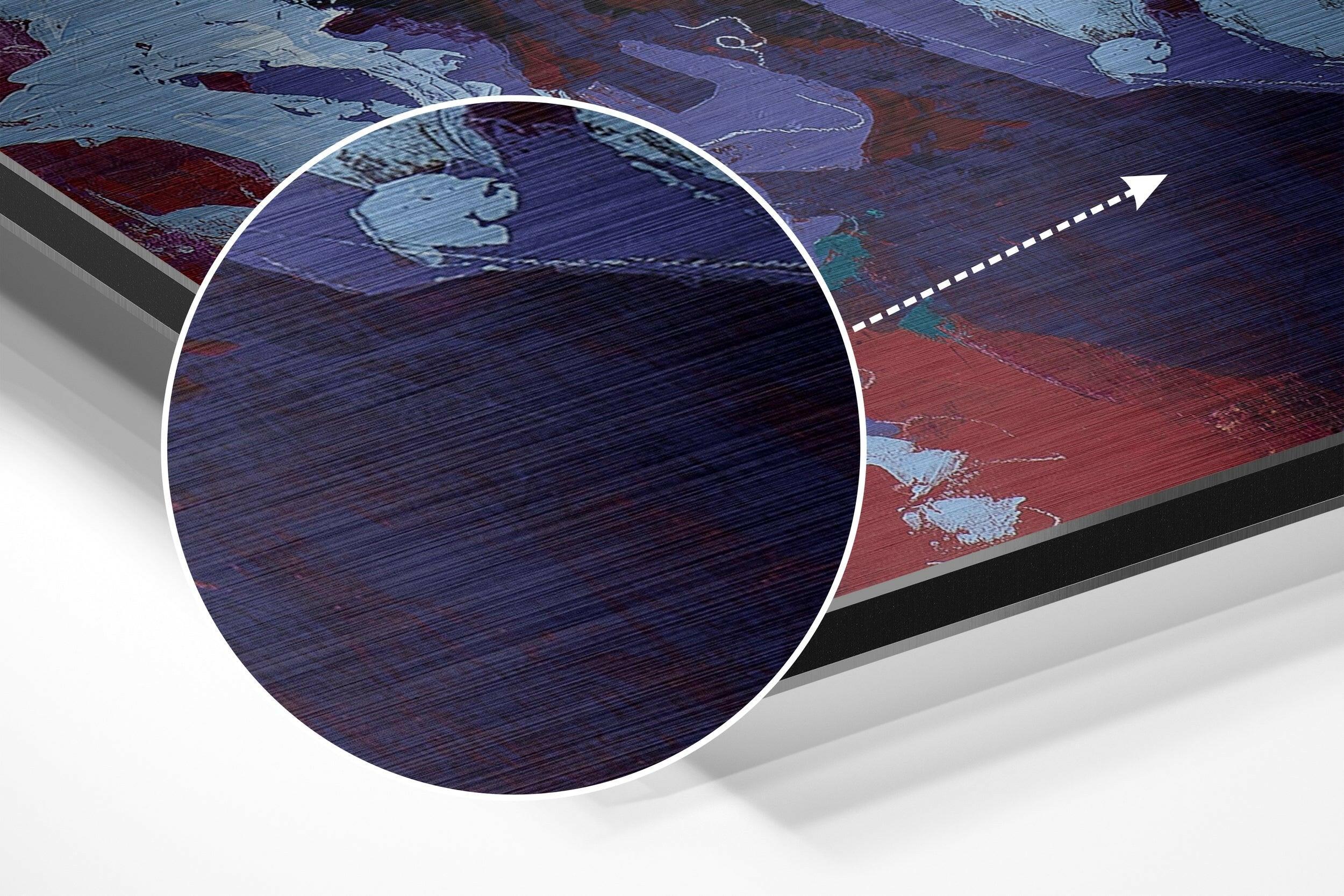 Marilyn Monroe Brushed Aluminium Dibond Wall Art.