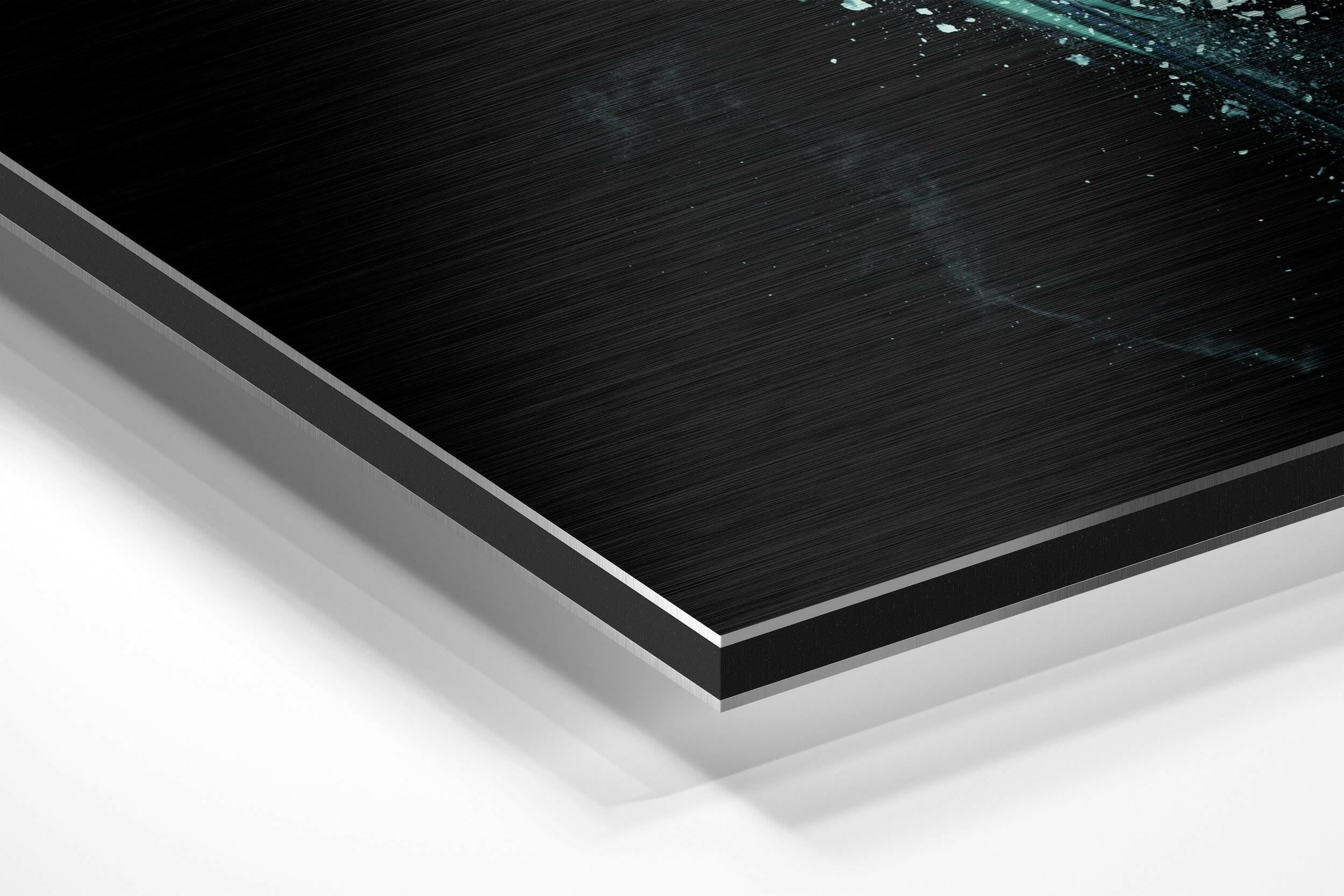 Sparkling Wings Brushed Aluminium Dibond Wall Art.