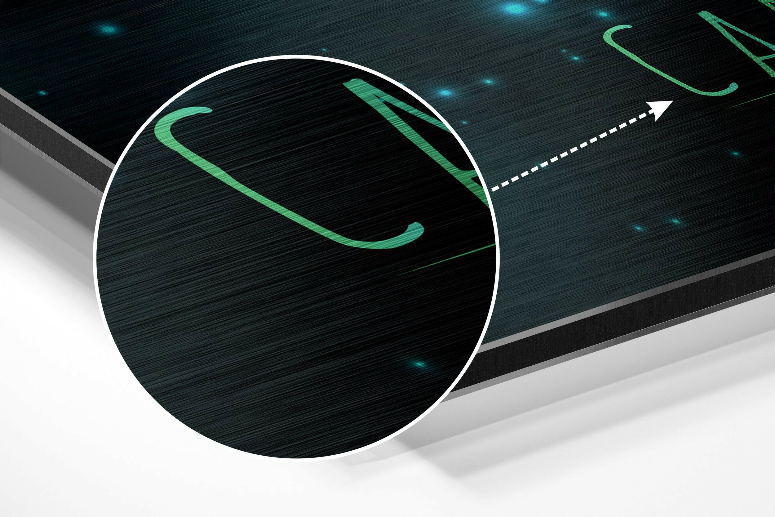 Cancer Brushed Aluminium Dibond Wall Art.