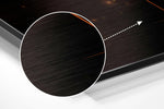 Leo Brushed Aluminium Dibond Wall Art.