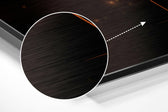 Leo Brushed Aluminium Dibond Wall Art.