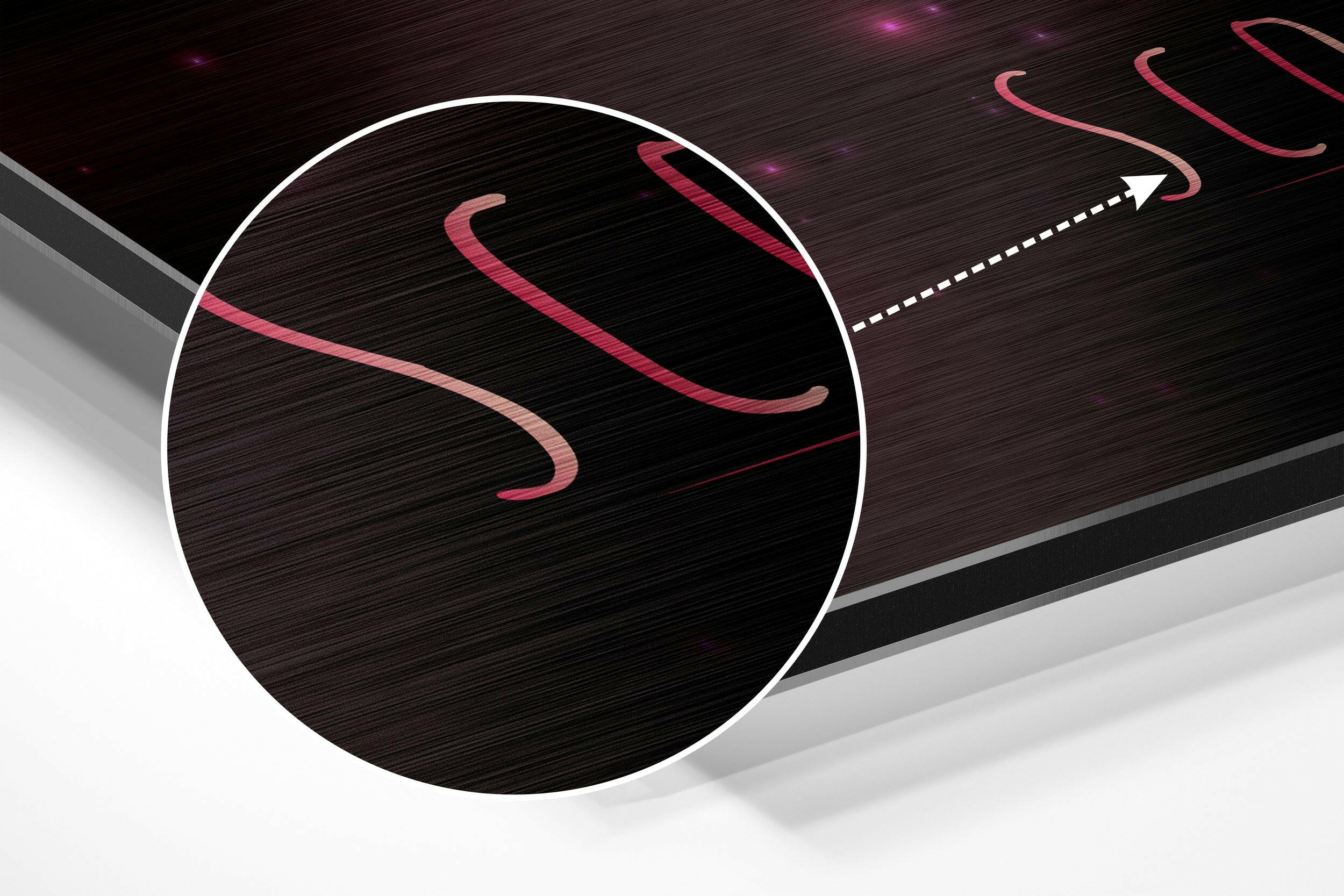 Scorpio Brushed Aluminium Dibond Wall Art.