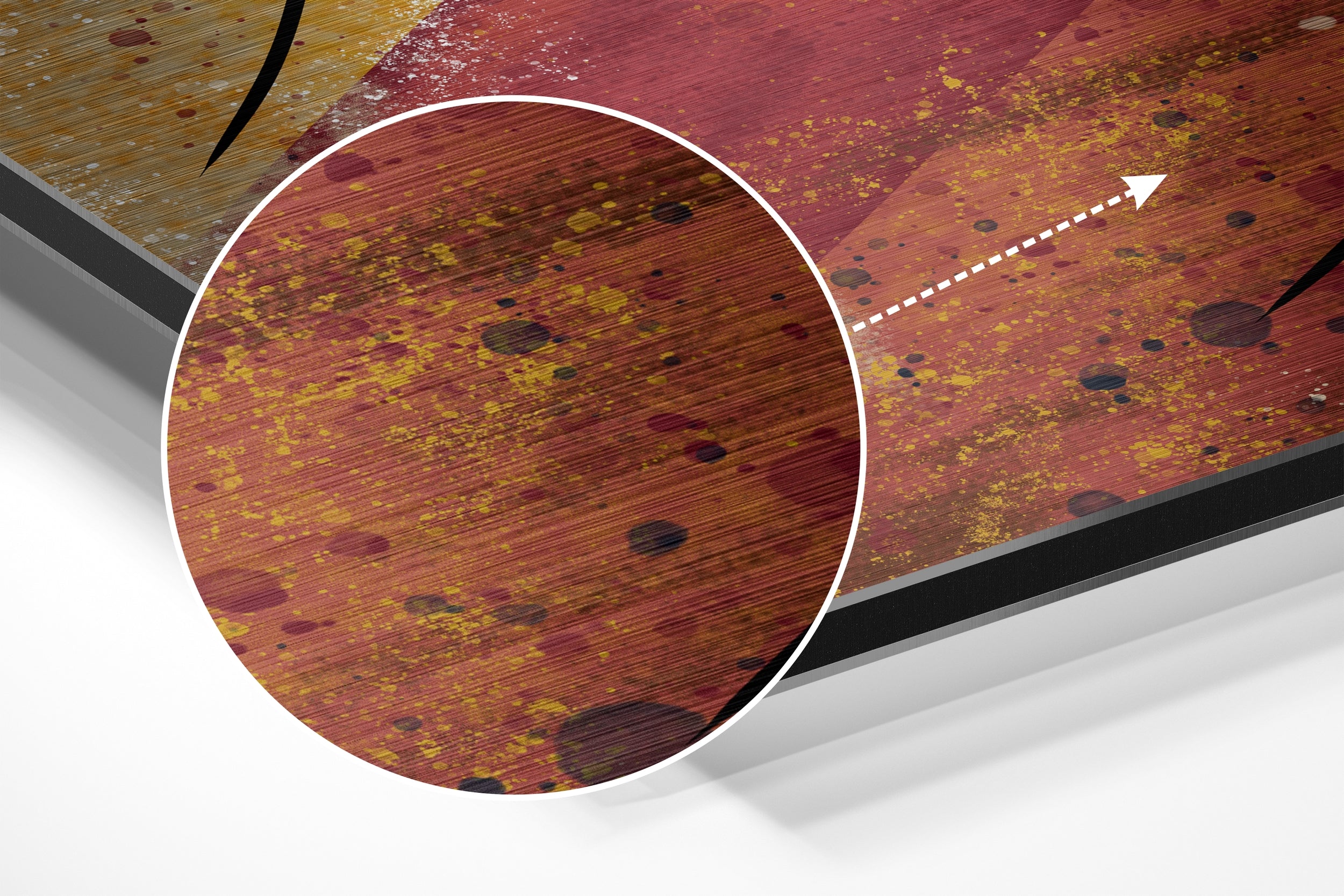 Dance Brushed Aluminium Dibond Wall Art.