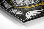 Dojutsu Eye Brushed Aluminium Dibond Wall Art.