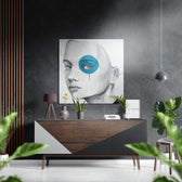 The Kid Brushed Aluminium Dibond Wall Art.
