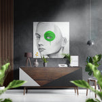The Kid Brushed Aluminium Dibond Wall Art.
