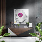 The Kid Brushed Aluminium Dibond Wall Art.