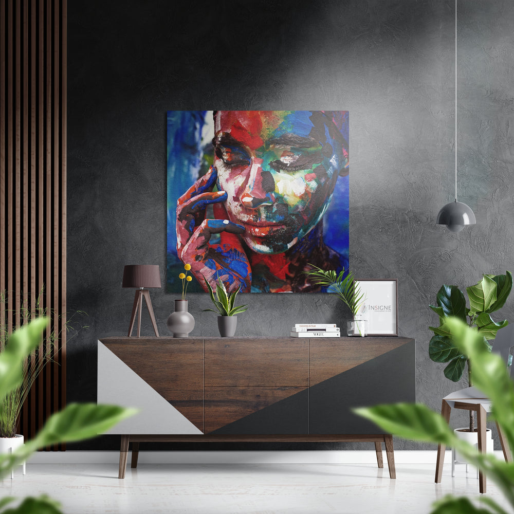 Thoughts Brushed Aluminium Dibond Wall Art.