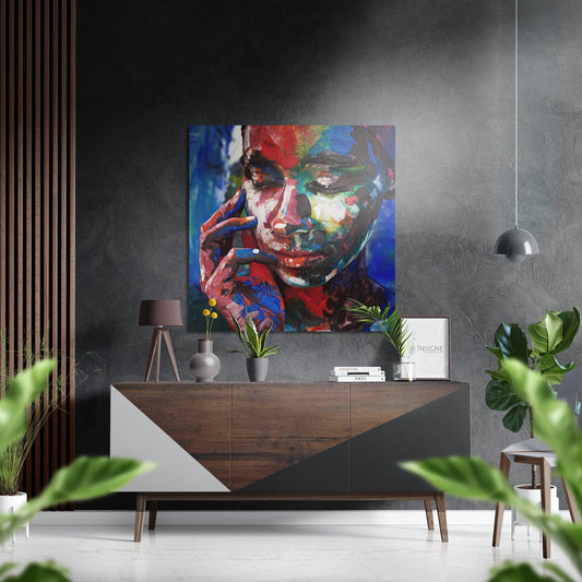 Thoughts Brushed Aluminium Dibond Wall Art.