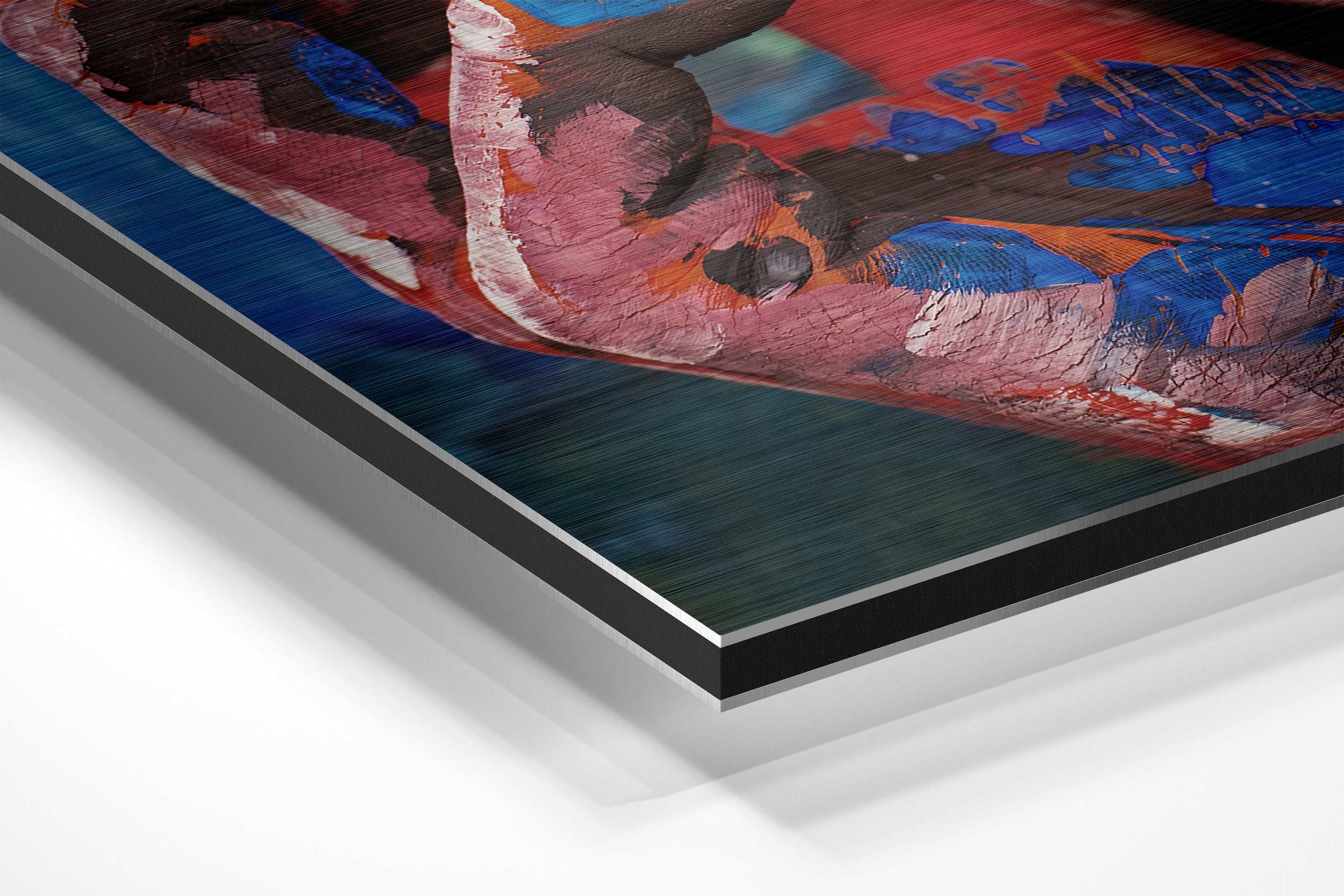 Thoughts Brushed Aluminium Dibond Wall Art.