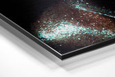 Sparkling Woman Brushed Aluminium Dibond Wall Art.