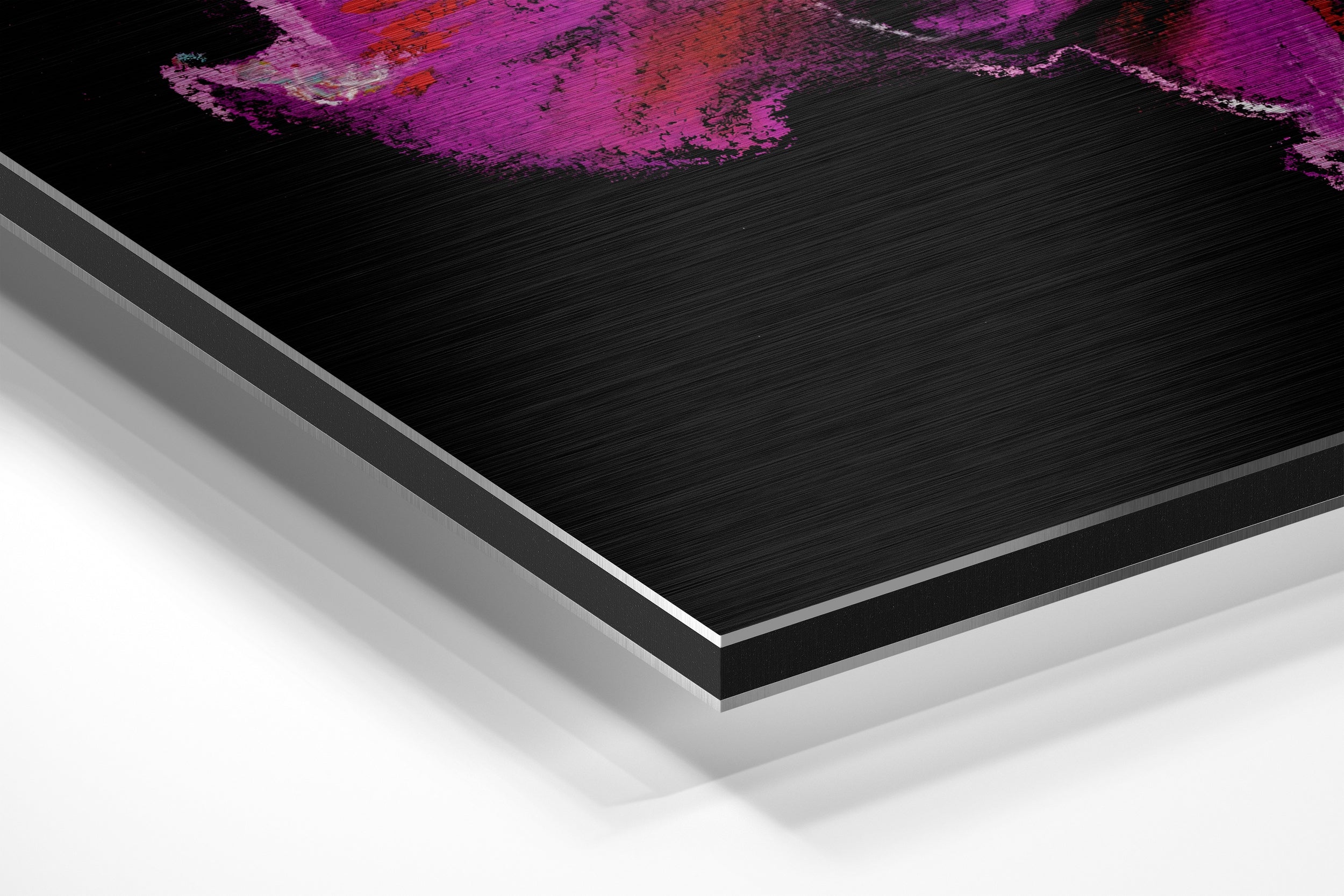 Flower Brushed Aluminium Dibond Wall Art.