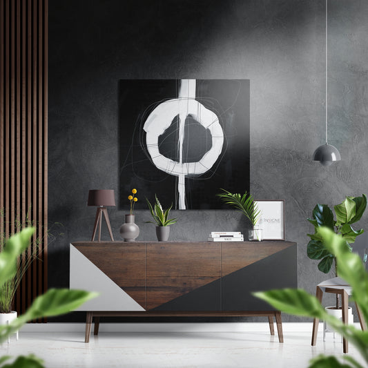 The Hole Brushed Aluminium Dibond Wall Art.