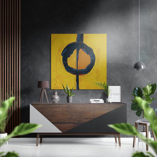 The Hole Brushed Aluminium Dibond Wall Art.