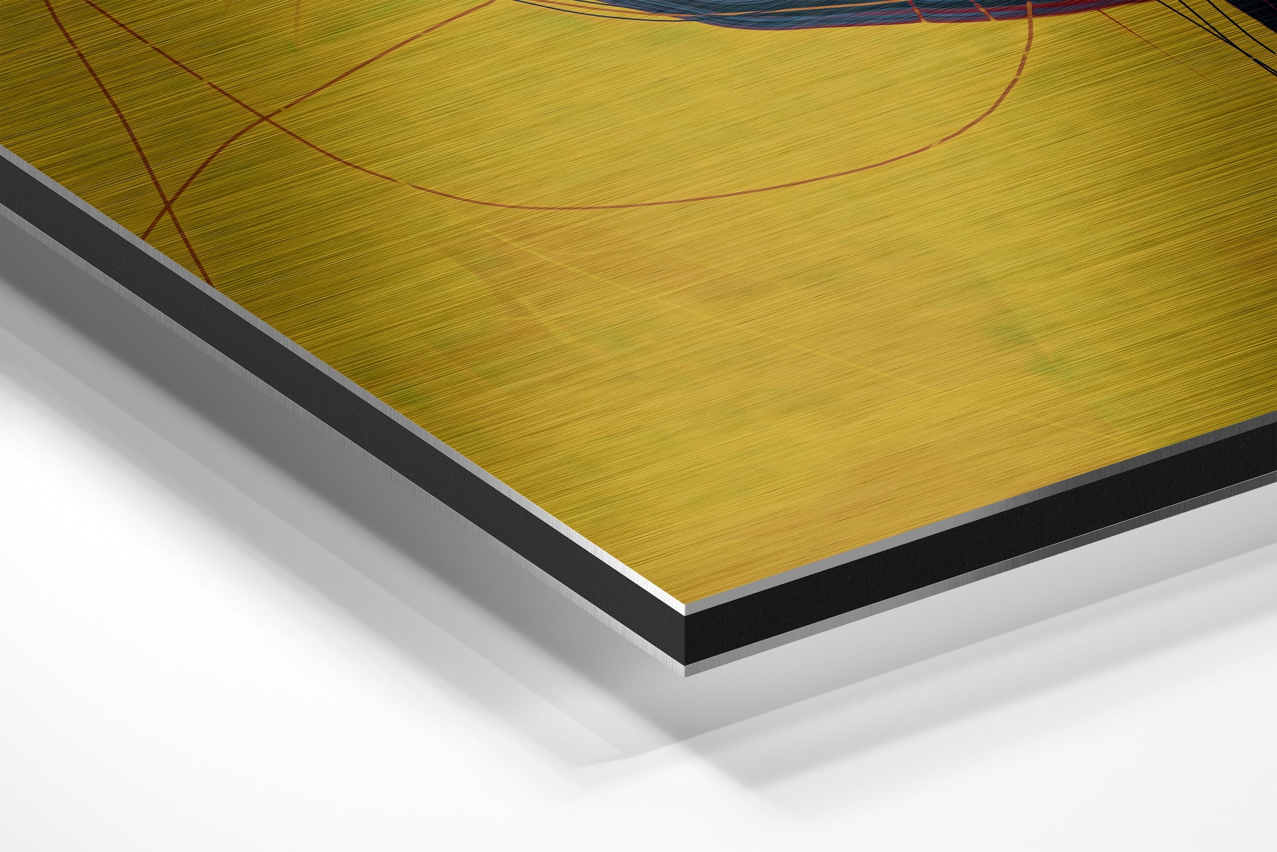 The Hole Brushed Aluminium Dibond Wall Art.