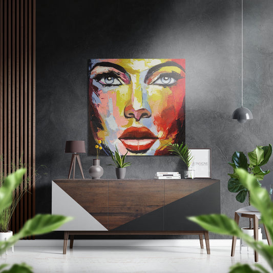 Beauty Brushed Aluminium Dibond Wall Art.