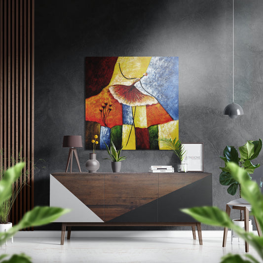 Ballerina Brushed Aluminium Dibond Wall Art.