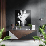 Buildings Brushed Aluminium Dibond Wall Art.