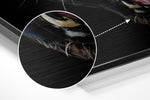 Black Panther Brushed Aluminium Dibond Wall Art.