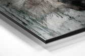Silence Brushed Aluminium Dibond Wall Art.
