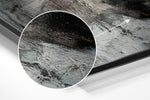 Silence Brushed Aluminium Dibond Wall Art.