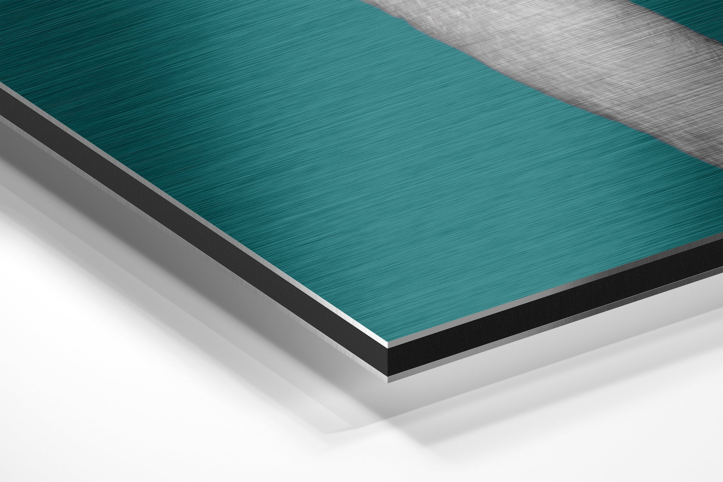 Albino Flamingo Brushed Aluminium Dibond Wall Art.