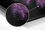 Color Burst Brushed Aluminium Dibond Wall Art.