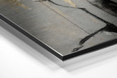 Women Brushed Aluminium Dibond Wall Art.