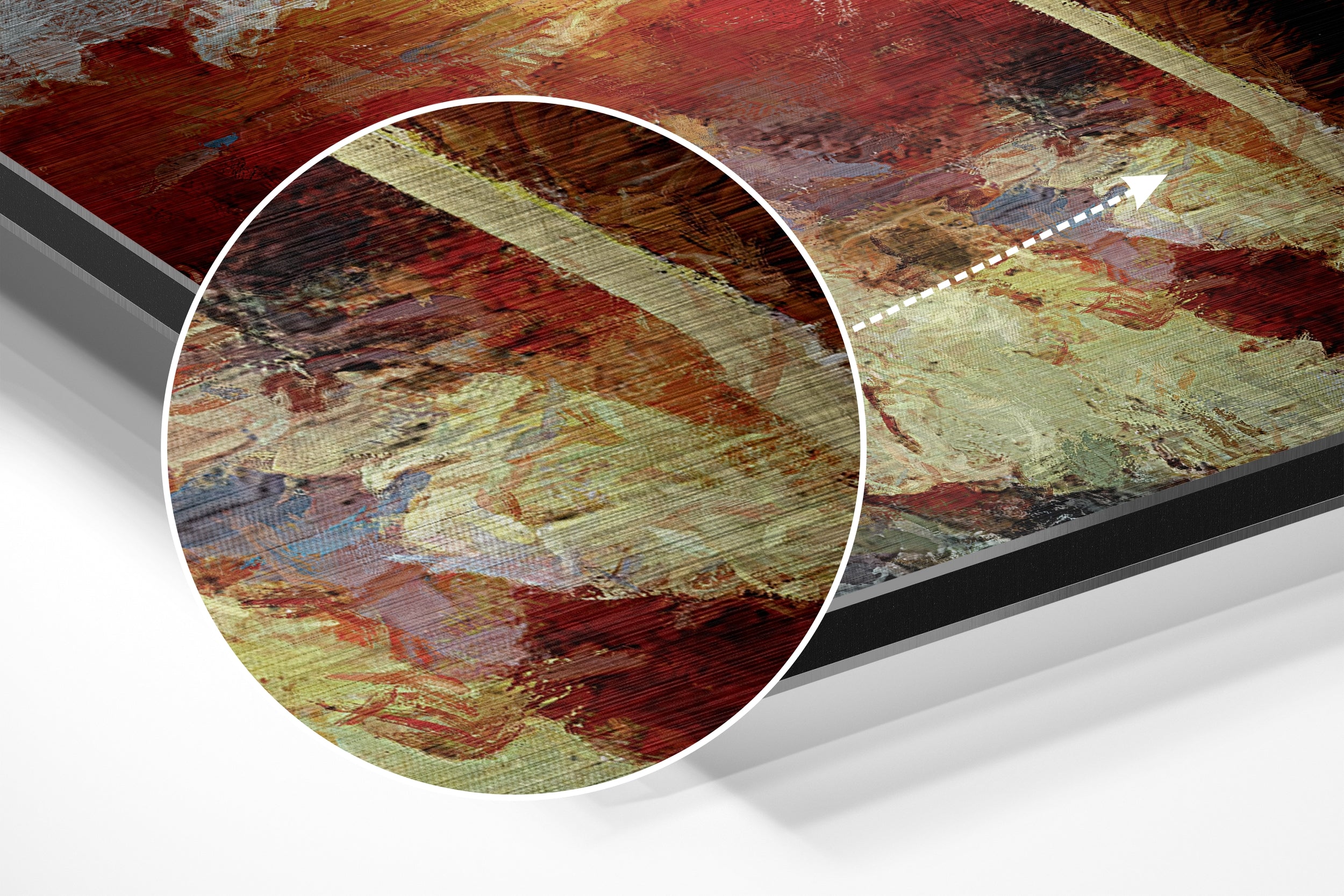 Elephant Brushed Aluminium Dibond Wall Art.