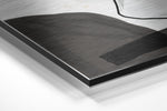 Line Art Brushed Aluminium Dibond Wall Art.
