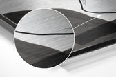 Line Art Brushed Aluminium Dibond Wall Art.