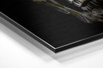 Skull Brushed Aluminium Dibond Wall Art.