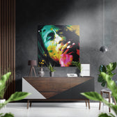 Bob Marley Brushed Aluminium Dibond Wall Art.