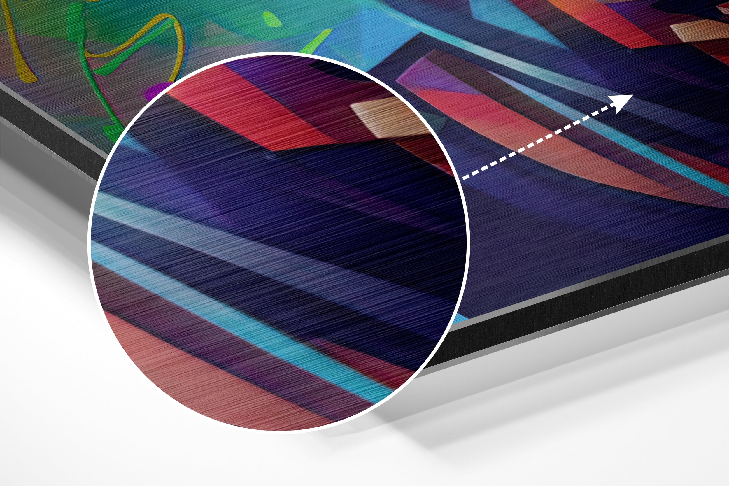 Dr. Dre Brushed Aluminium Dibond Wall Art.