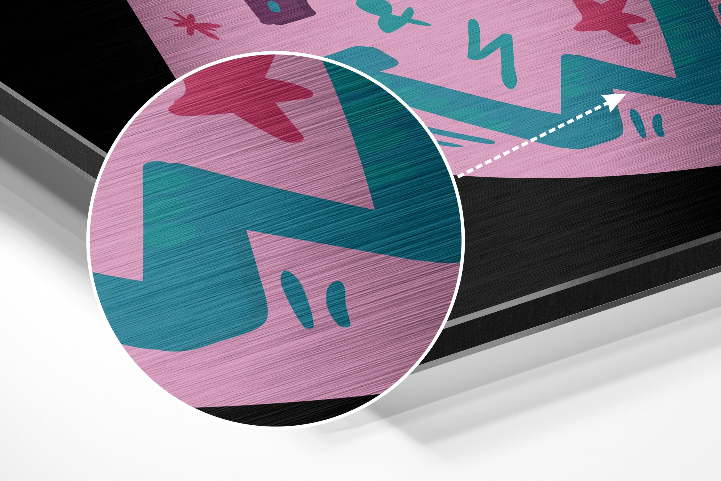 I Can, I Will Brushed Aluminium Dibond Wall Art.