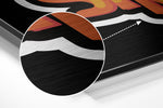 Be Strong Brushed Aluminium Dibond Wall Art.