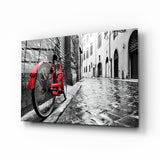 Street and Bicycle Glass Art | Insigne Art Design