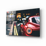 Ferrari’s Red Glass Wall Art | Insigne Art Design