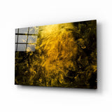 Yellow Smoke Glass Wall Art | Insigne Art Design