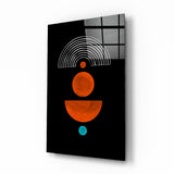 Dots Under the Rainbow Glass Wall Art | Insigne Art Design