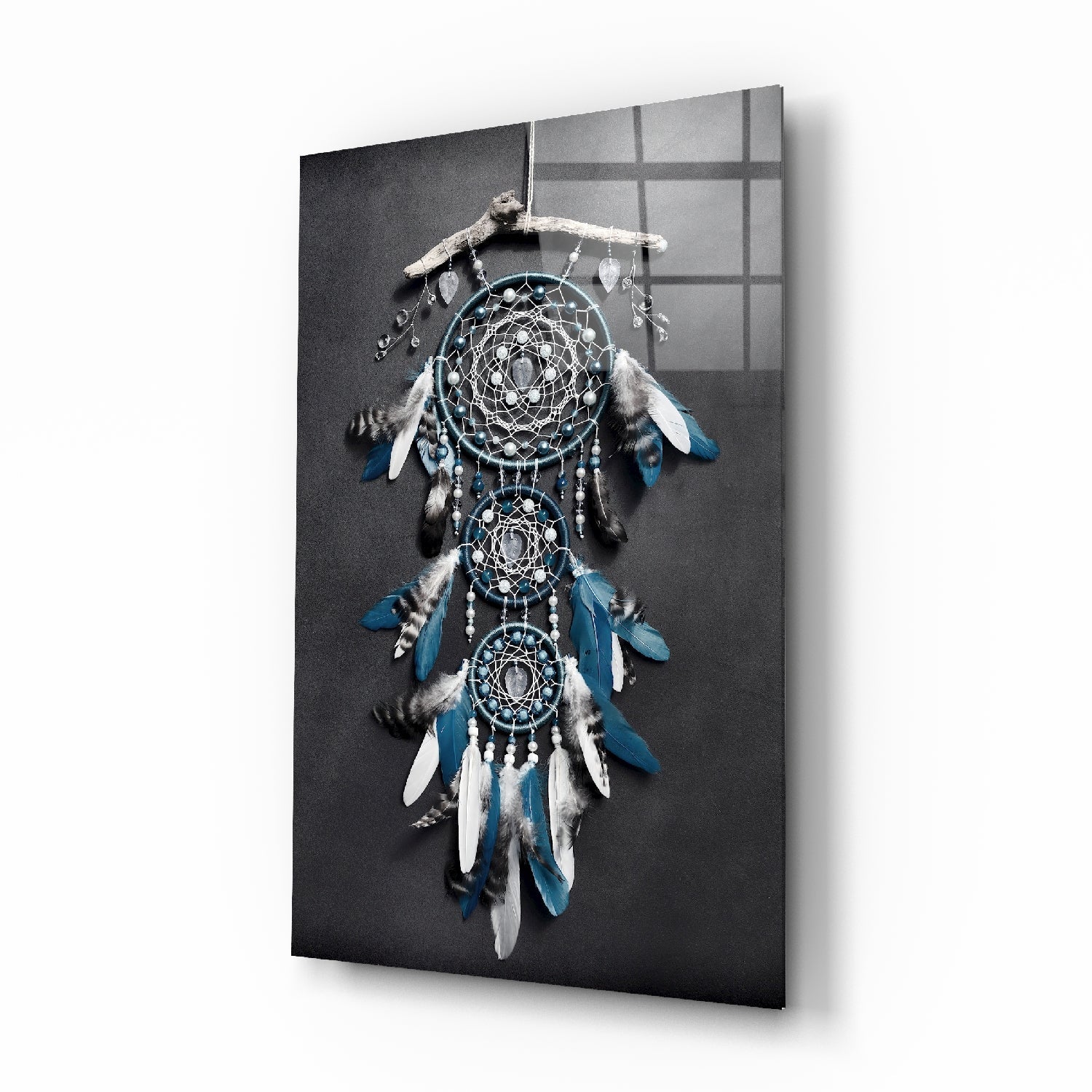 Dreamcatcher Glass Wall Art | Insigne Art Design