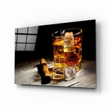Whiskey Glass Wall Art